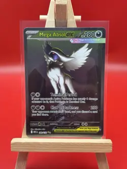 Pokemon TCG Mega Absol ex 180/132 Me01: Mega Evolution Holo SIR (NM) - Image 1