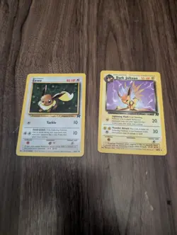 Dark Jolteon 38/82 1st Edition Team Rocket Uncommon Card LP + FREE Eevee common - Image 3