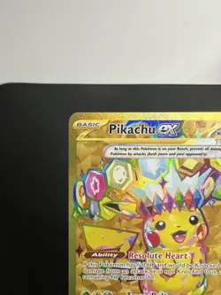 Pokemon TCG Pikachu Ex 247/191 Hyper Rare Gold Surging Sparks Full Art ENG LP - Image 5