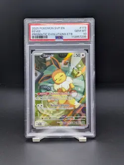 Pokemon TCG Eevee Prismatic Evolutions Promo SVP173 - PSA 10 GEM Mint - Image 1