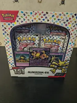 TCG Scarlet & Violet Alakazam EX Pokemon 151 Collection - Image 1