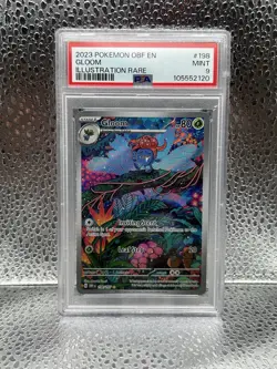 2023 Pokemon SV Obsidian Flames - OBF EN Gloom #198/197 PSA 9 - Image 1