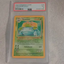 Pokemon Venusaur Base Set 2 Holo PSA 5 18/130 2000 English TCG - Image 1