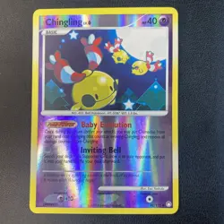 Pokemon TCG Chingling Lv.6 Reverse Holo Mysterious Treasures 42/123 LP 2007 - Image 1
