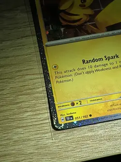 Pokemon Day 30th Anniversary Pikachu 051 /162 Promo W/ Tripple SWIRL & X L@@K!!! - Image 2