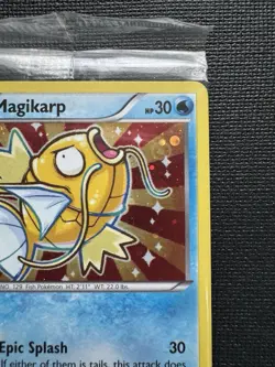 Pokemon FACTORY SEALED Shiny Magikarp XY143 Promo Black Star Holo Rare TCG 2016 - Image 4