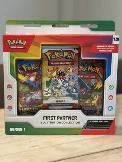 Pokemon - First Partner Illustration Collection - Series 1 - Lot of 2 - Sealed! - Image 2