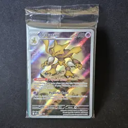 Sealed Alakazam FA 009 Pokemon TCG Black Star Promo Mega Evolution Full Art NM - Image 1