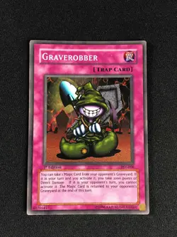 YUGIOH GRAVEROBBER PSV-008 1ST SUPER (MP) - Image 1