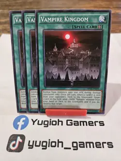 Yu-Gi-Oh Vampire Kingdom X3 MP14 1st Edition Common Light Played - Image 1