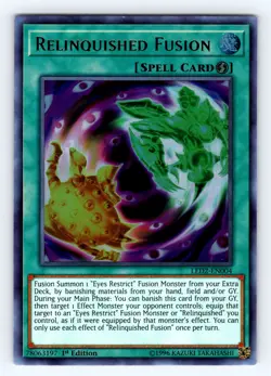 Yugioh Relinquished Fusion LED2-EN004 Ultra Rare - NM 💎 - Image 1