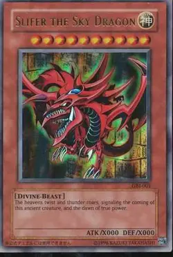 Yugioh! HP Slifer the Sky Dragon - GBI-001 - Ultra Rare - Limited Edition Heavil - Image 1