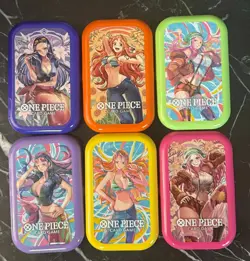 One Piece Japanese Mini Tin Vol 2 - TINS ONLY, NO PROMOS AND PACKS USA Seller - Image 1