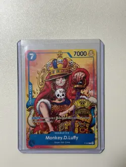 Monkey.D.Luffy (2nd Anniversary Stamped Promo) P-043 - One Piece TCG - English - Image 1