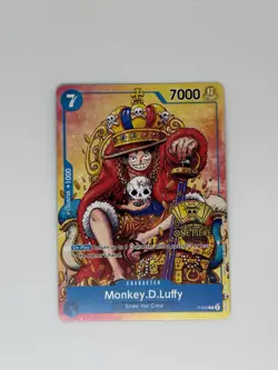 Monkey.D.Luffy 2nd Anniversary Stamped Promo P-043 - One Piece TCG - English LP - Image 1
