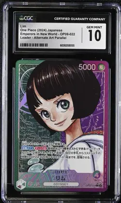 One Piece Lim OP09-022 Emperors in the New World CGC 10 Gem Mt Alt Art Parallel - Image 1