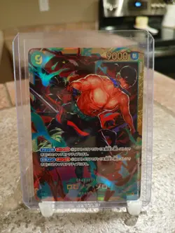 One Piece TCG Roronoa Zoro SEC Japanese OP06-118 Secret PRB-02 - Image 1