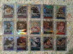 One Piece TCG Japanese Lot ×15 SR Super Rares Only (No Duplicates) - Image 1