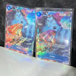 2 Of The One Piece TCG Jinbe OP07-045 SR Alt Art 500 Years in the Future NM Eng - Image 1