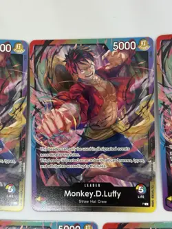 Monkey.D.Luffy (Release Event Leader) - One Piece TCG - English Promo x5 LP-MP - Image 4