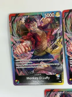 Monkey.D.Luffy (Release Event Leader) - One Piece TCG - English Promo x5 LP-MP - Image 5