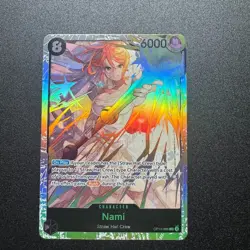 Nami OP15-086 SR - One Piece TCG English Card Adventure on Kami's Island Foil - Image 1