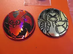 POKEMON LIMITED EDITION JOB LOT OF GOLD DICE/TOKENS/COINS - Image 2