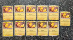 Pikachu 051/162 2026 Pokemon Day 30th Anniversary Promo Lot of 11 with 10 Coins - Image 1