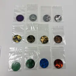 Lot of 12x Official Pokemon TCG Coins - Image 1