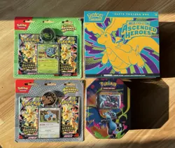 *SHIPS QUICK* POKEMON TCG ASCENDED HEROES LOT: ETB COINS TINS HOLO/FOIL + HITS - Image 1