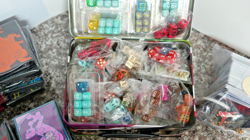 POKEMON TCG Sleeves, Coins, Dice, Pins And More Bundle Lot w/ Tins - Image 3