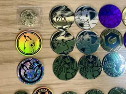Assorted Lot ~ 69x Official Pokemon CCG Coins ~ Charizard, Pikachu, Gengar, Etc. - Image 4