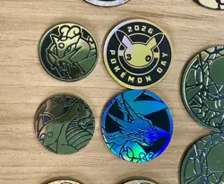 Assorted Lot ~ 69x Official Pokemon CCG Coins ~ Charizard, Pikachu, Gengar, Etc. - Image 5