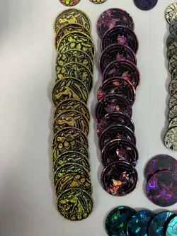 Large Pokemon TCG Character Coin Lot – 135 Coins - Charizard Mewtwo Lugia - Image 3