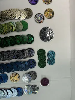 Large Pokemon TCG Character Coin Lot – 135 Coins - Charizard Mewtwo Lugia - Image 4