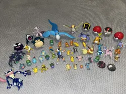 Pokemon Figure Bundle – Mixed Job Lot – Popular Characters, Poke Balls & Coins - Image 1