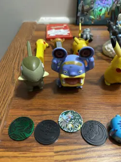 Pokemon Lot Mixed Toys Books Coins Collectibles Boxes - Image 2