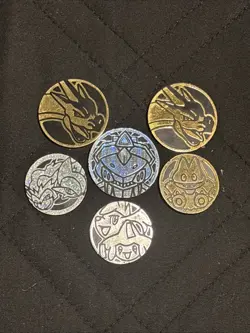 Lot of 6 Pokemon Coins Mix Mega Charizard - Image 1