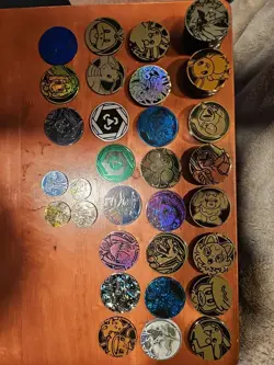 Pokemon TCG - Lot Of 84 Plastic Coins, Duplicates On Some! - Image 1
