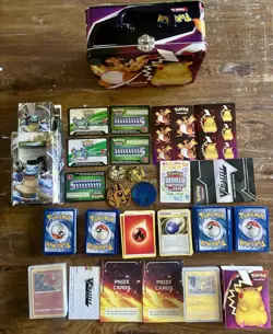 Pokemon Random (over 400)Card Lot Of 2006-2020 With Collectors Tin,coins,poster - Image 1