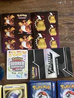 Pokemon Random (over 400)Card Lot Of 2006-2020 With Collectors Tin,coins,poster - Image 5