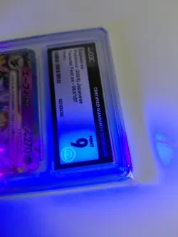 CGC 9 Espeon ex Terastal Fest ex 063/187 Japanese Holo Pokemon Card Slab - Image 3