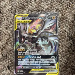 Pokemon 2019 PIKACHU and ZEKROM GX Tag Team Card Promo Holo #SM168 - Image 1