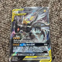 Pokemon 2019 PIKACHU and ZEKROM GX Tag Team Card Promo Holo #SM168 - Image 3
