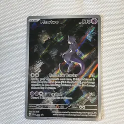 Pokemon Mewtwo 052 Sv: Scarlet & Violet Promo Holo Card Basic Stage 130 HP - Image 1