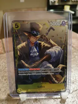 One Piece TCG Sabo P-073 English Tin Pack Set Vol 2 Promo Card Foil - Image 1