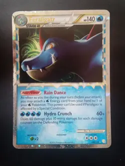 Feraligatr 108/123 Prime Pokemon Card Heartgold And Soulsilver Ultra Rare Holo - Image 1