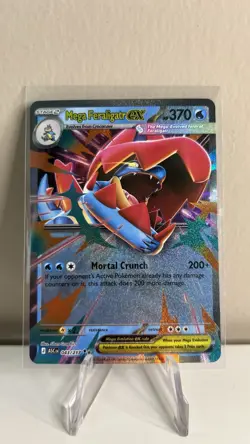 Pokemon TCG Mega Feraligatr EX Full Art Holo Rare ASCEN Card 043/217 - Image 1