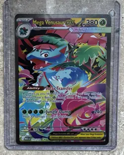 Mega Venusaur EX SIR 177/132 Mega Evolution English Pokemon TCG Near Mint Card - Image 3