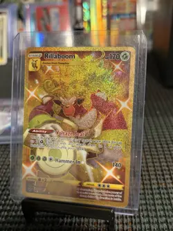 Pokemon TCG Rillaboom Darkness Ablaze Holo Card 197/189 Secret Rare - Image 1